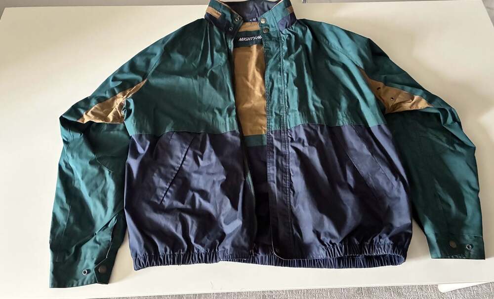 Vintage Mighty-Mac 2 T-Zip Colorblock Sailing Windbreaker Jacket Toddler 2T